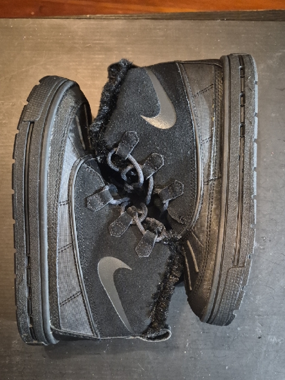 Nike ACG Woodside Chukka 2 (PS) "Triple Black" (2016) Boys 2.5Y Girls 4 NEW - Picture 7 of 10